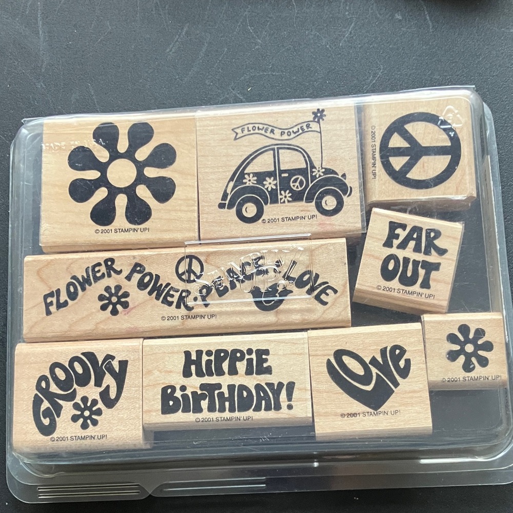 2001 Stampin up Stamp set . Rare.